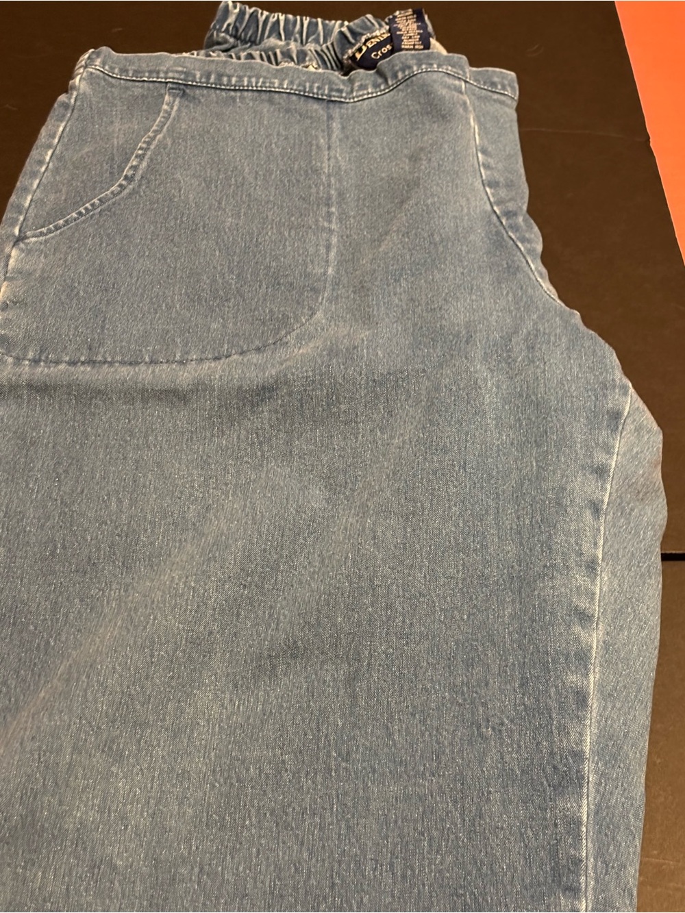 Denim & Co. Crosstretch Women’s 2X Pull-On Jeans Blue Stretch Denim NWOT QVC